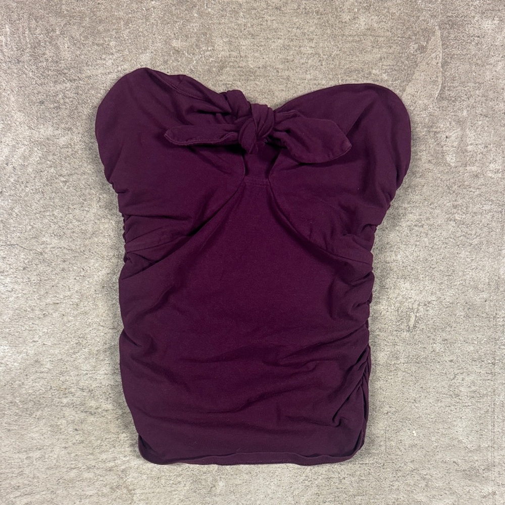 Express Strapless Tube Top in Plum